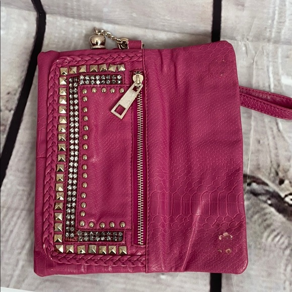 Bebe studded tassel wristlet - Picture 8 of 16